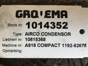 Liebherr Airco Condensor